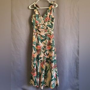Sam Edelman flamingo palm dress size 2